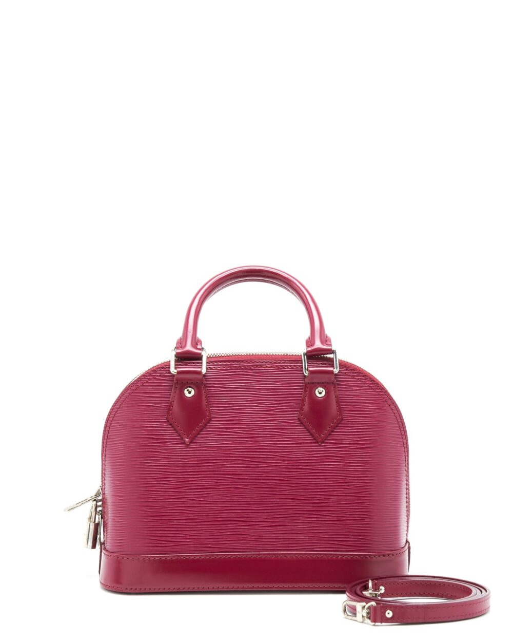 AAA Replica Louis Vuitton LV ALMA BB EPI DARK RED SHW