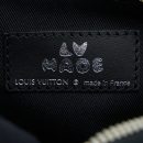 AAA Replica Louis Vuitton LV KEEPALL XS DENIM BLACK/LEATHER SHW
