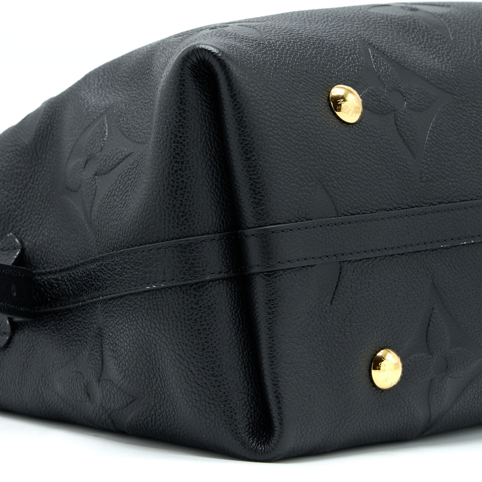AAA Replica Louis Vuitton LV CARRYALL MM EMPREINTE BLACK GHW (NEW VERSION)