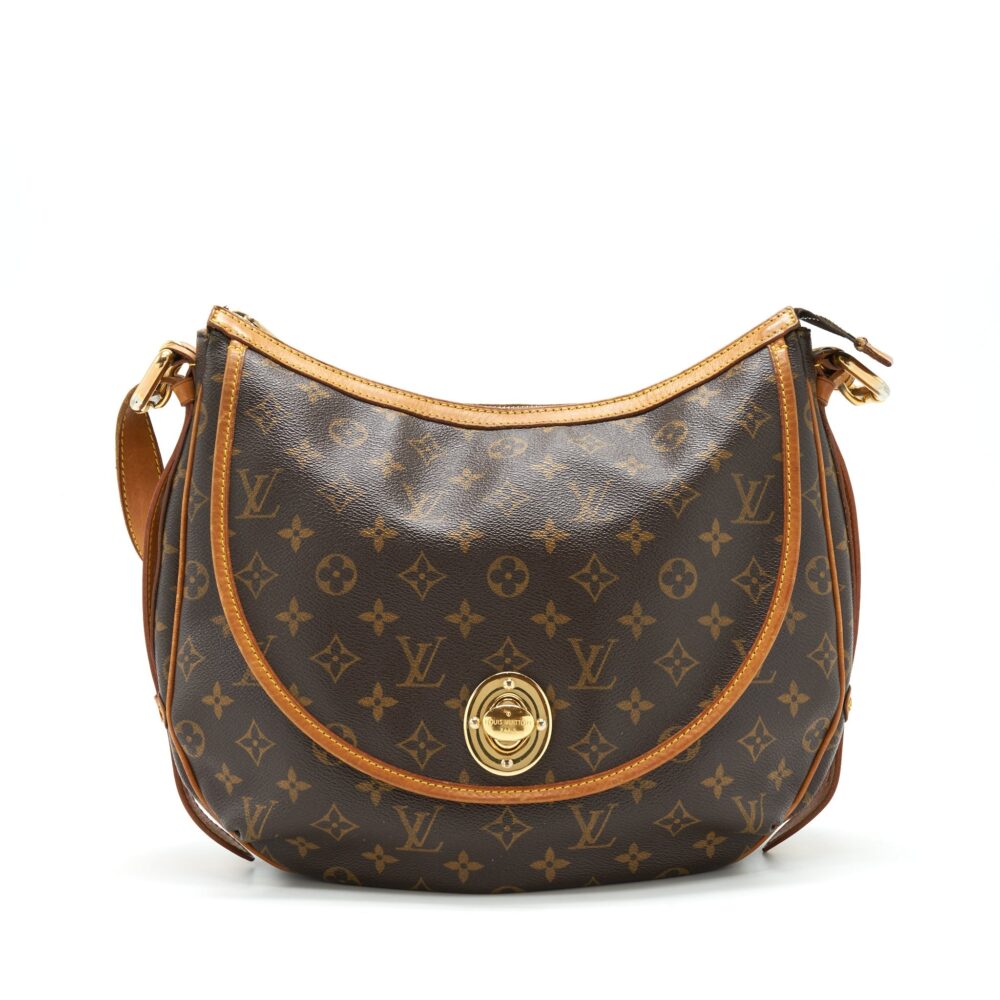 AAA Replica Louis Vuitton LV VINTAGE LARGE SHOULDER BAG MONOGRAM CANVAS GHW