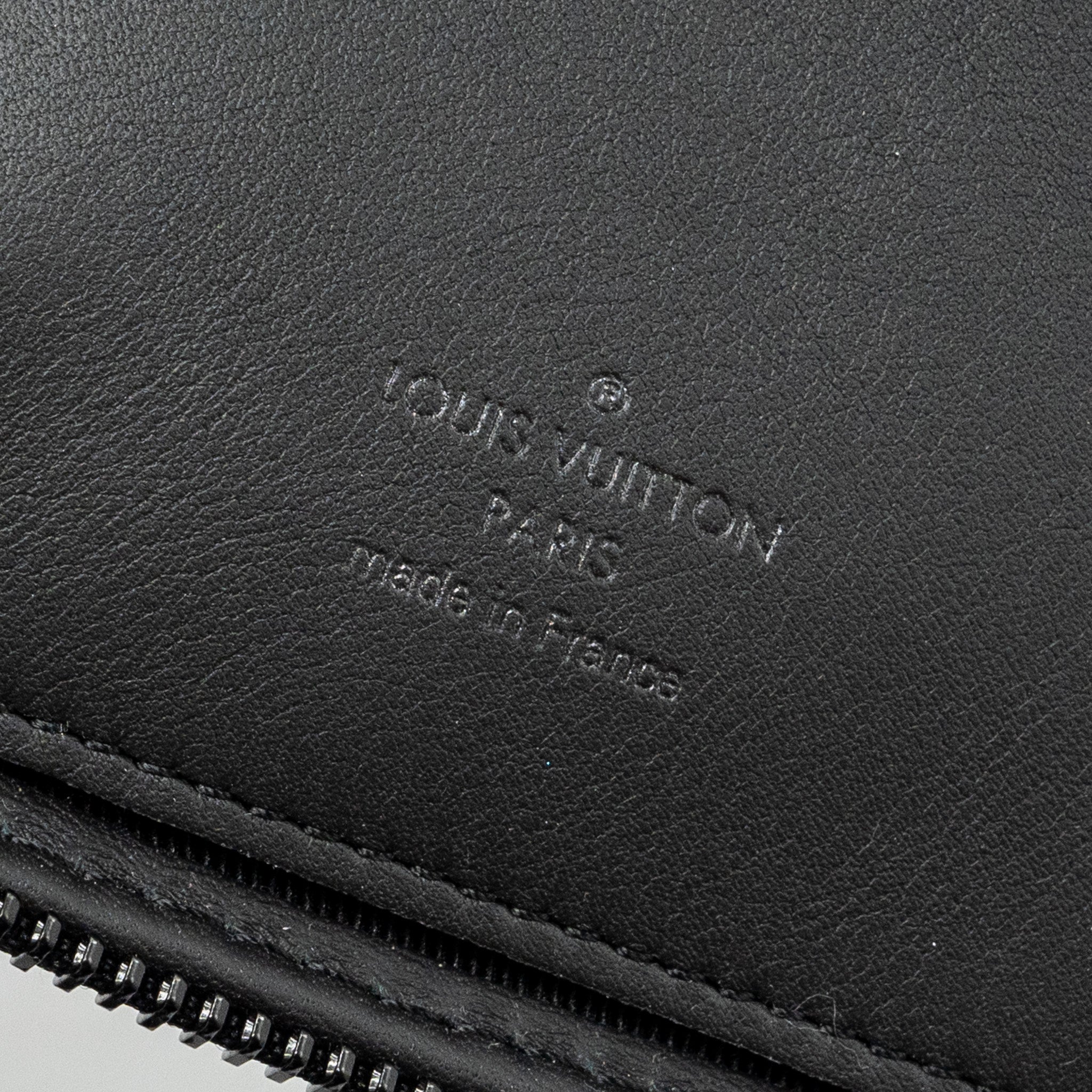 AAA Replica Louis Vuitton LV NIGO DOUBLE PHONE POUCH LIMITED EDITION BLACK HARDWARE
