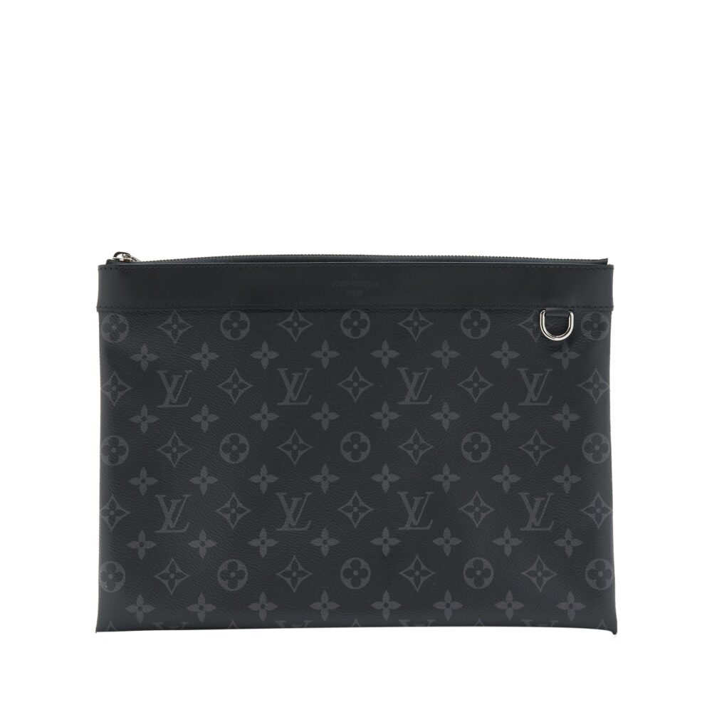 AAA Replica Louis Vuitton LV DISCOVERY POUCH MONOGRAM ECLIPSE COATED CANVAS