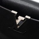 AAA Replica Louis Vuitton LV CAPUCINES PM CALFSKIN BLACK SHW