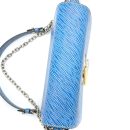 AAA Replica Louis Vuitton LV TWIST MM EPI DENIM/BLACK MULTICOLOURED HARDWARE