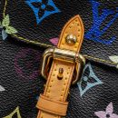 AAA Replica Louis Vuitton LV VINTAGE LODGE BAG MULTICOLOUR MONOGRAM CANVAS BLACK GHW