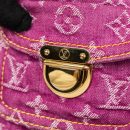AAA Replica Louis Vuitton LV VINTAGE NEO SPEEDY MONOGRAM DENIM PINK GHW