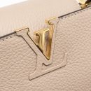AAA Replica Louis Vuitton LV CAPUCINES BB TAURILLON GALET GHW