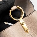 AAA Replica Louis Vuitton LV CAPUCINES BB TAURILLON GALET GHW