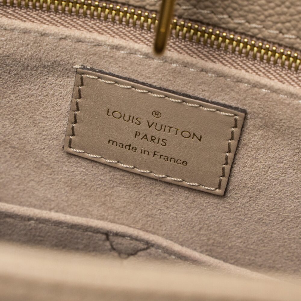 AAA Replica Louis Vuitton LV ON THE GO MM MONOGRAM EMPREINTE TOURTERELLE GHW