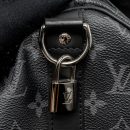 AAA Replica Louis Vuitton LV Keepall Bandoulière 45 Monogram Eclipse Canvas SHW