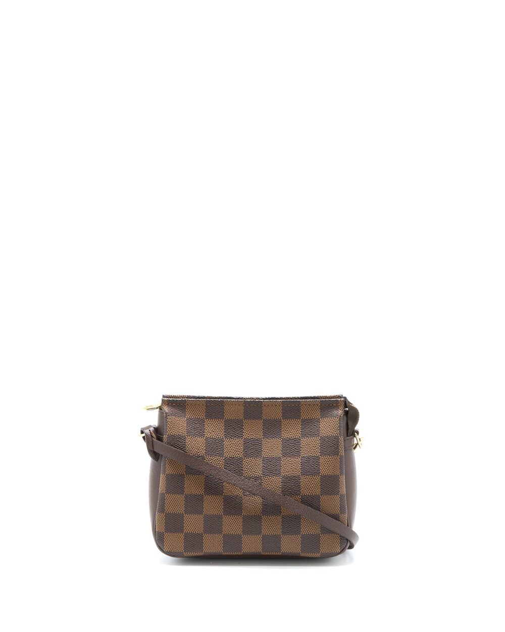 AAA Replica Louis Vuitton LV MINI CLUTCH DAMIER EBENE CANVAS GHW