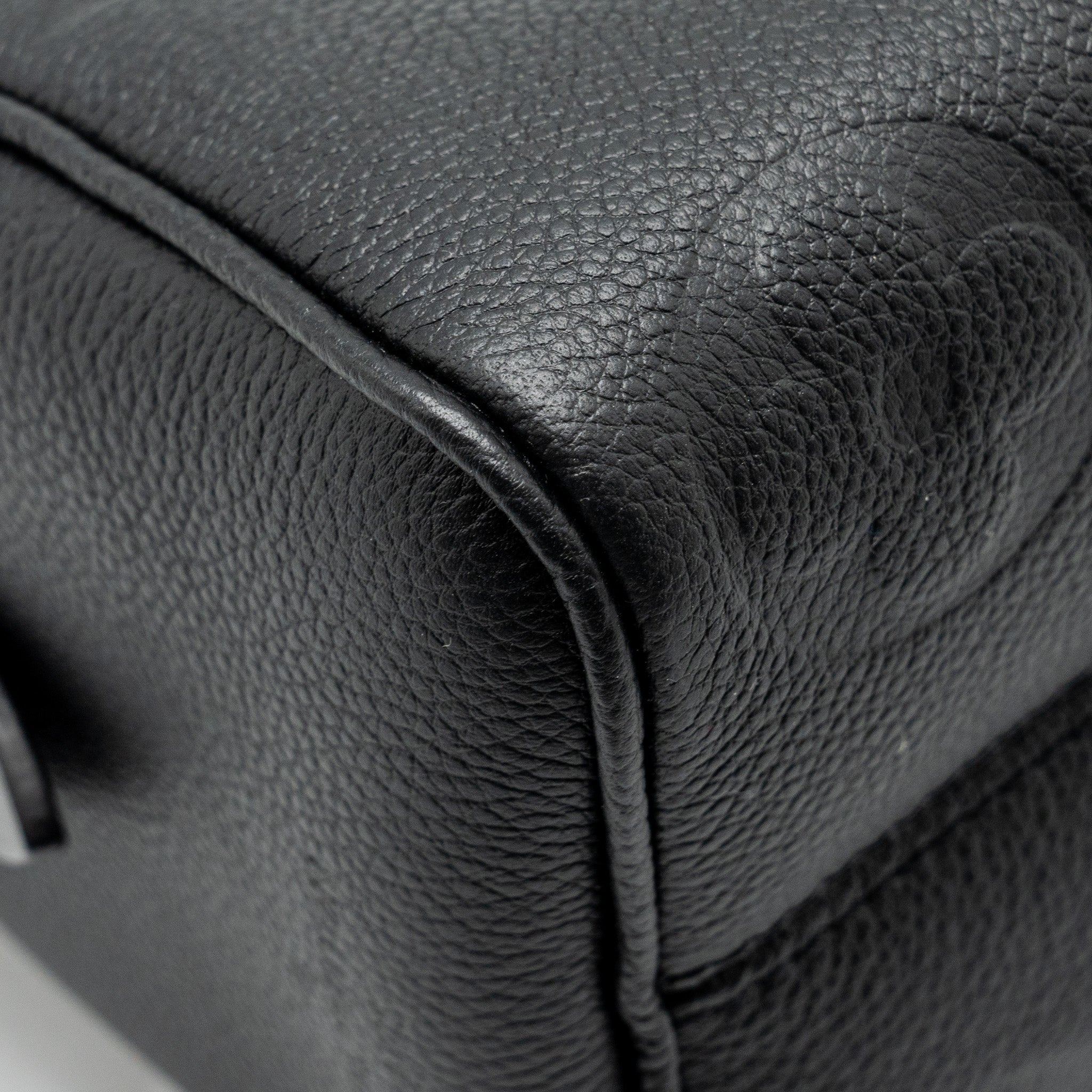 AAA Replica Louis Vuitton LV SPEEDY 20 BANDOULIERE MONOGRAM EMPREINTE BLACK GHW