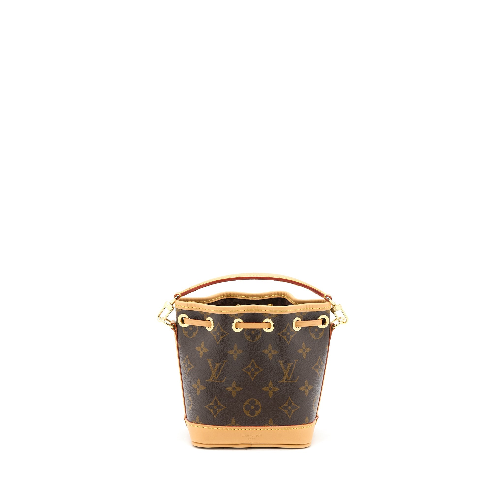 AAA Replica Louis Vuitton LV NANO NOE MONOGRAM CANVAS GHW (NEW VERSION)