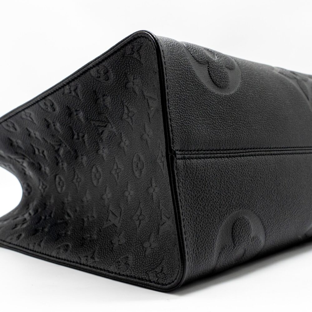 AAA Replica Louis Vuitton LV ONTHEGO GM MONOGRAM EMPREINTE LEATHER BLACK GHW