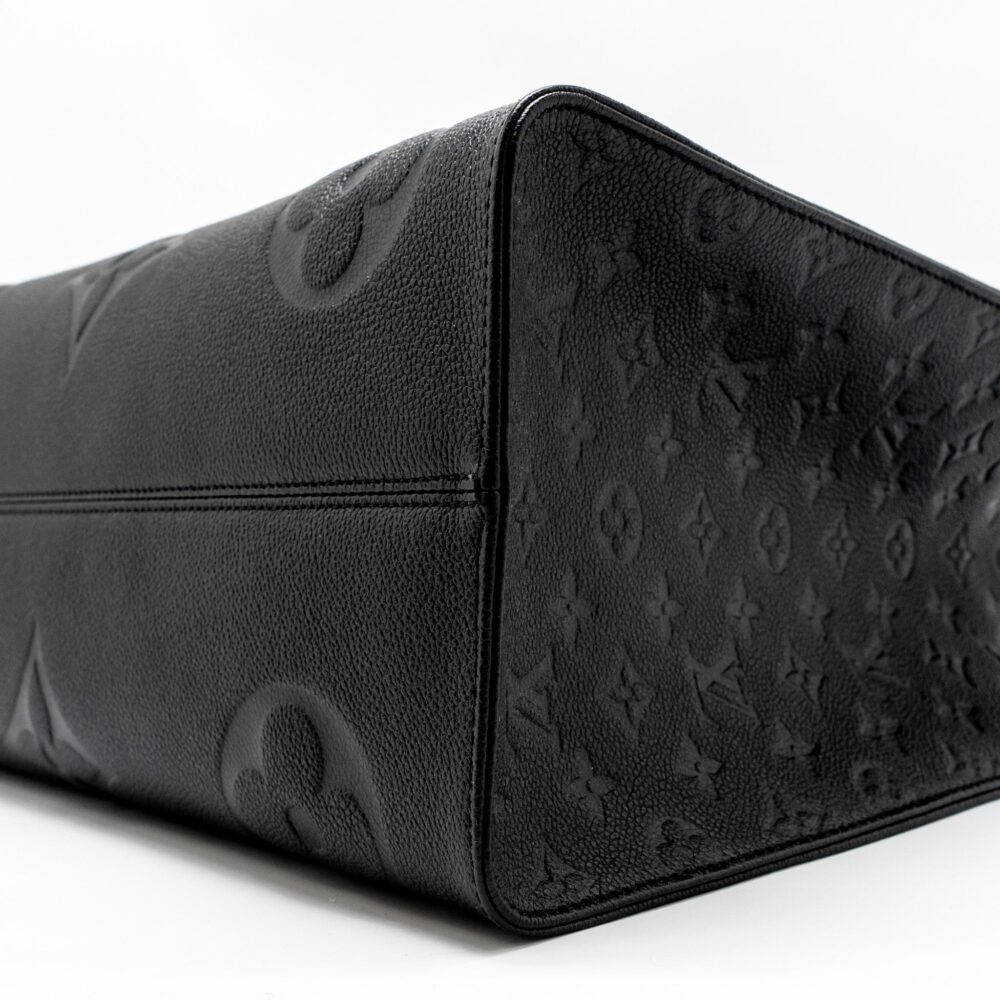 AAA Replica Louis Vuitton LV ONTHEGO GM MONOGRAM EMPREINTE LEATHER BLACK GHW