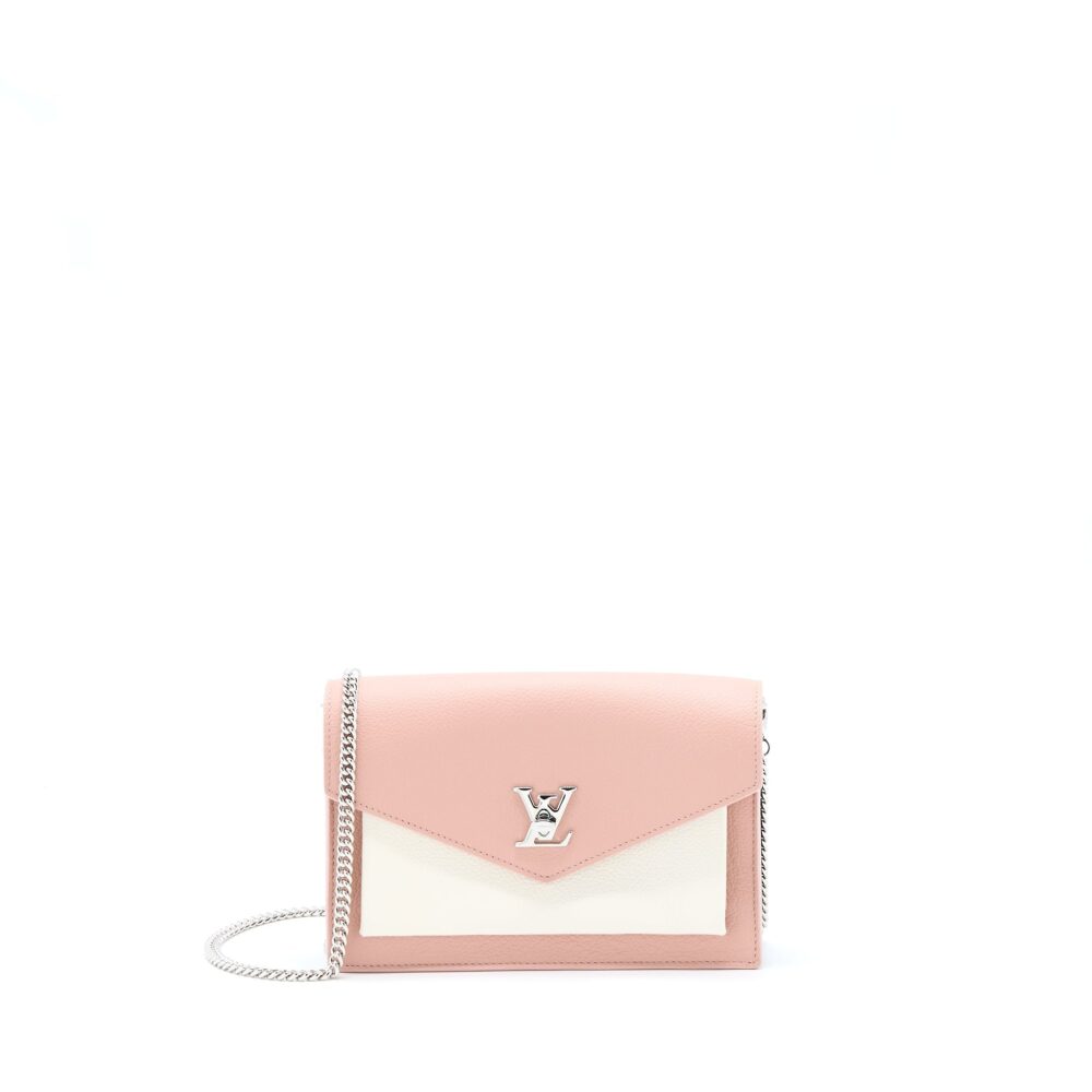 AAA Replica Louis Vuitton LV MYLOCKME CHAIN POCHETTE CALFSKIN PINK SHW