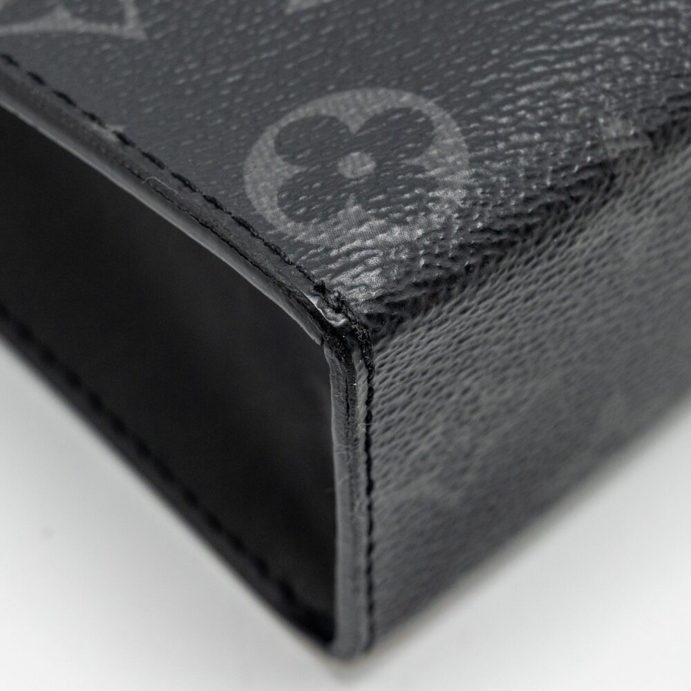 AAA Replica Louis Vuitton LV POCHETTE VOYAGE MONOGRAM CANVAS BLACK SHW