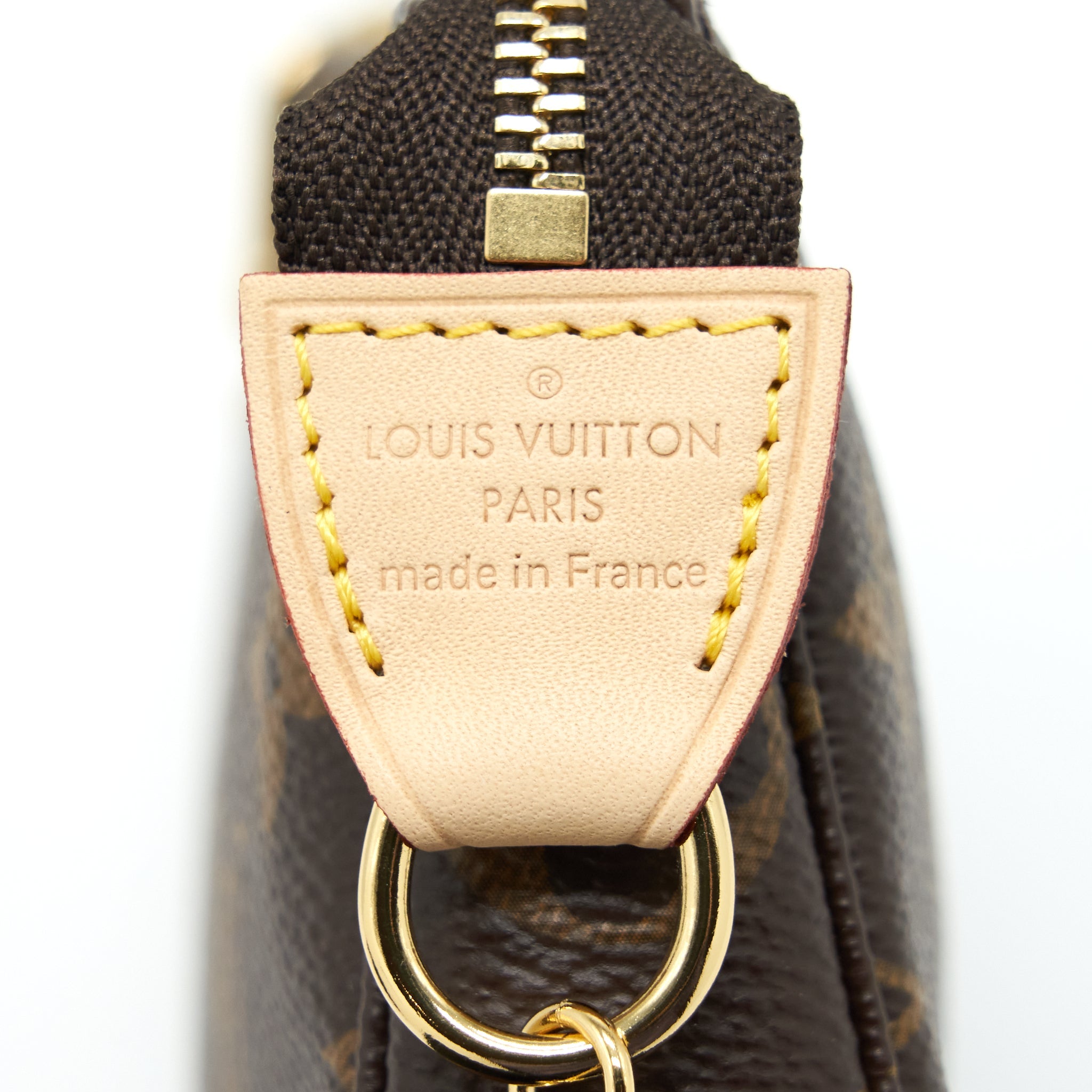 AAA Replica Louis Vuitton LV MINI POCHETTE ACCESSORIES MONOGRAM CANVAS GHW