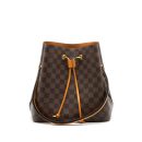 AAA Replica Louis Vuitton LV NEO NOE IN DAMIER EBENE/YELLOW