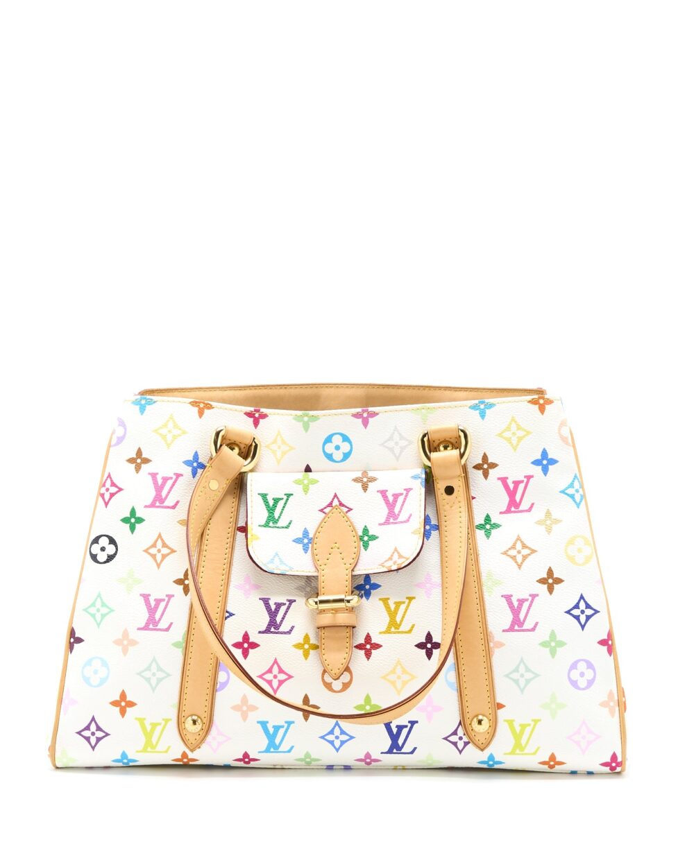 AAA Replica Louis Vuitton LV AURELIA SHOULDER BAG WHITE MULTICOLOUR MONOGRAM CANVAS GHW