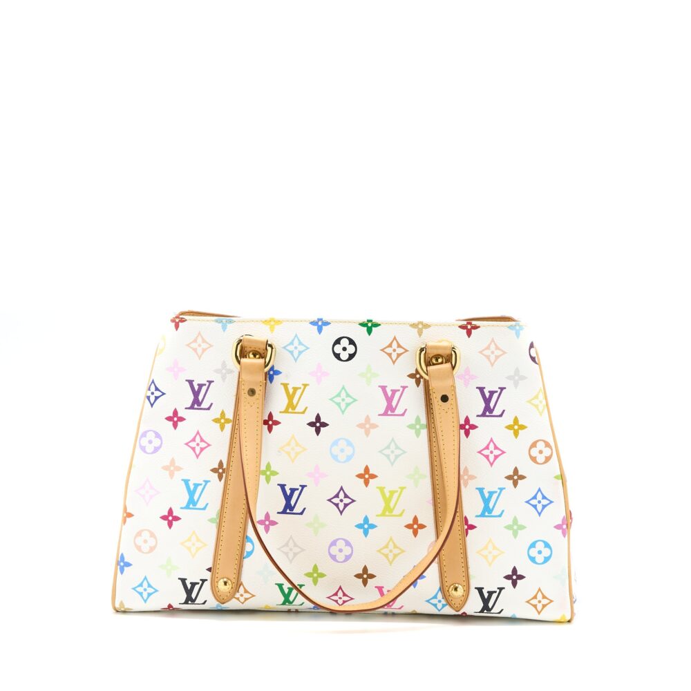 AAA Replica Louis Vuitton LV AURELIA SHOULDER BAG WHITE MULTICOLOUR MONOGRAM CANVAS GHW