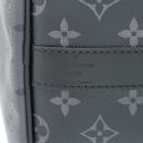 AAA Replica Louis Vuitton LV KEEPALL BANDOULIERE 50 MONOGRAM ECLIPSE CANVAS BLACK/GREY BLACK HARDWARE (NEW VERSION)