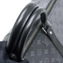 AAA Replica Louis Vuitton LV KEEPALL BANDOULIERE 50 MONOGRAM ECLIPSE CANVAS BLACK/GREY BLACK HARDWARE (NEW VERSION)