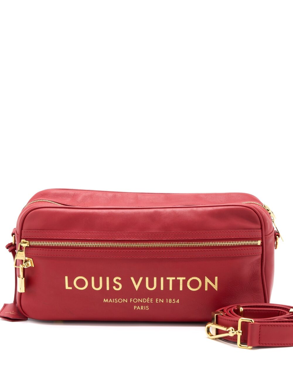 AAA Replica Louis Vuitton LV MESSENGER BAG LIMITED EDITION RED GHW