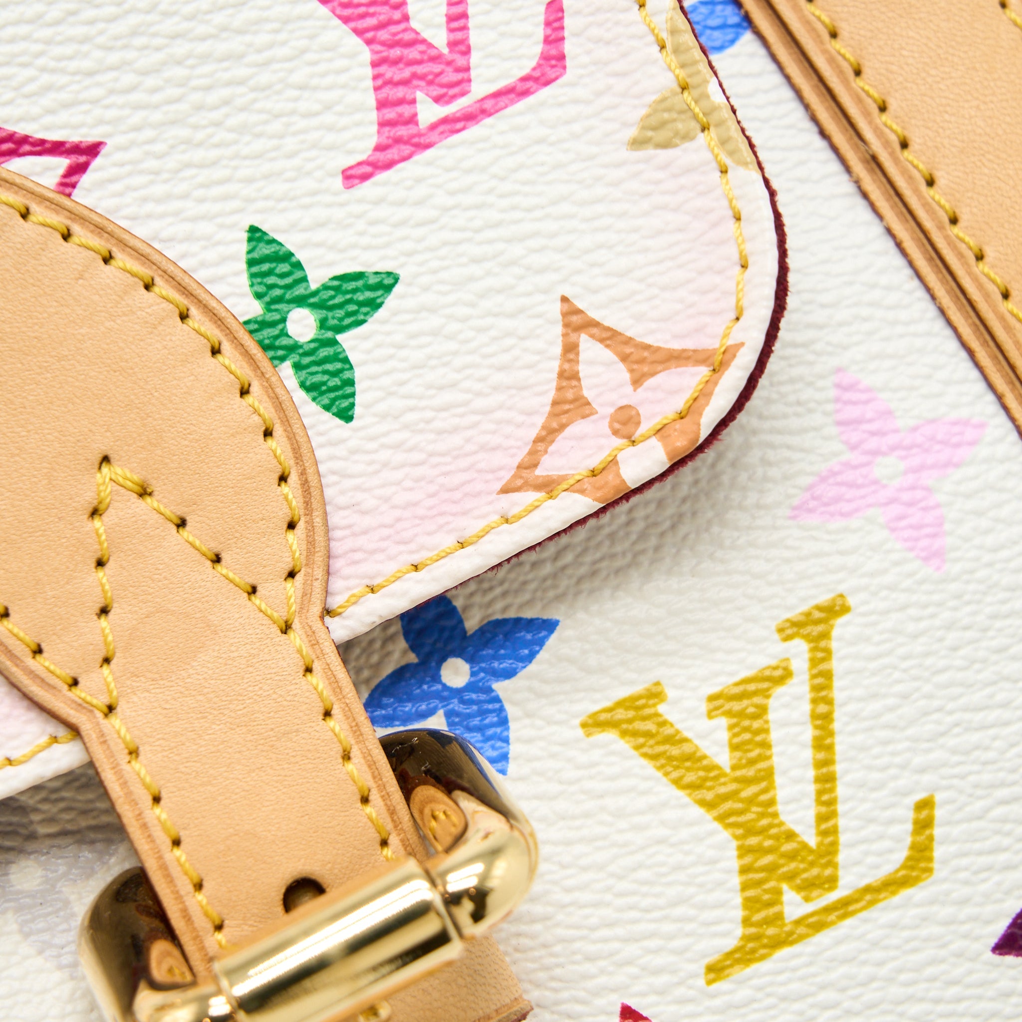 AAA Replica Louis Vuitton LV AURELIA SHOULDER BAG WHITE MULTICOLOUR MONOGRAM CANVAS GHW