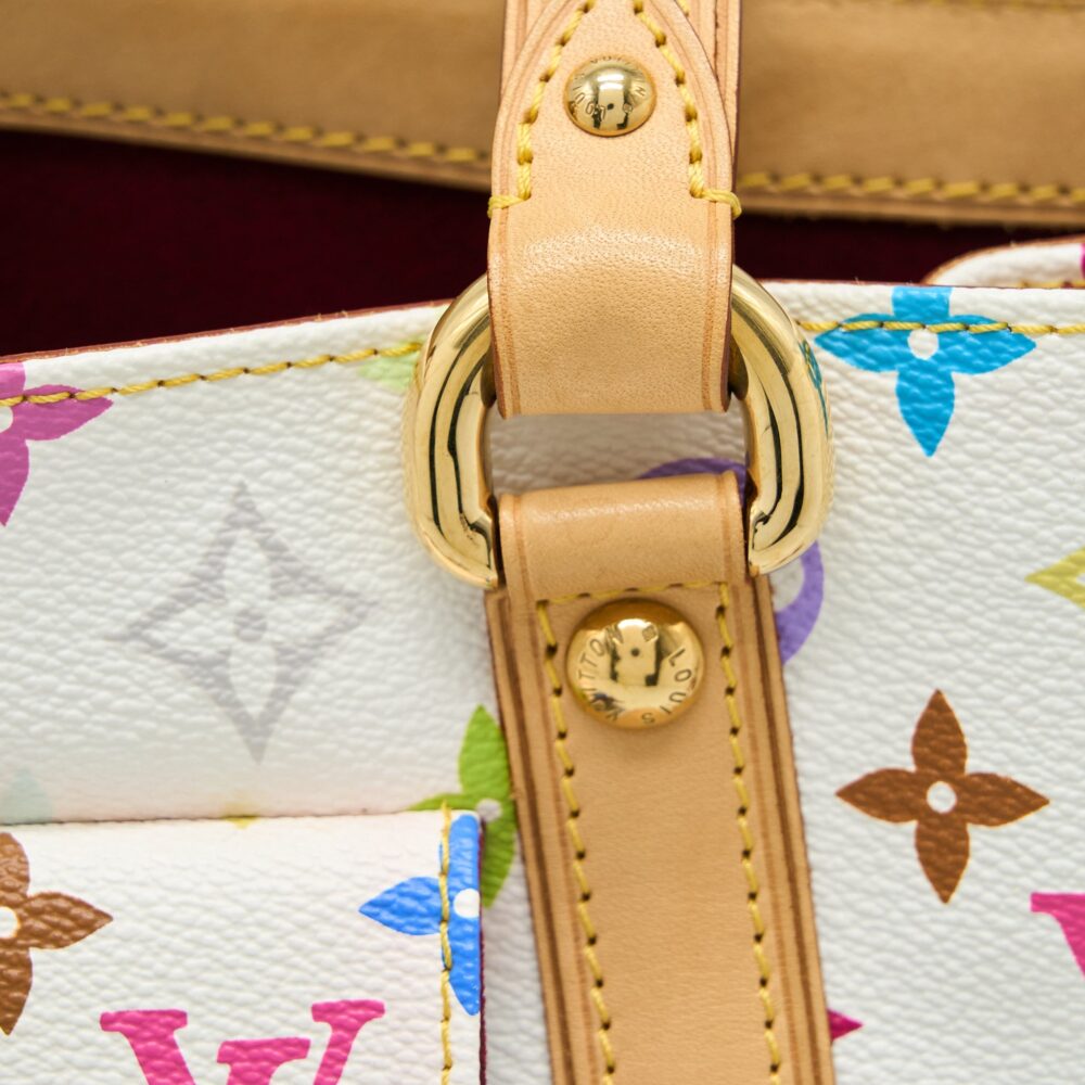 AAA Replica Louis Vuitton LV AURELIA SHOULDER BAG WHITE MULTICOLOUR MONOGRAM CANVAS GHW