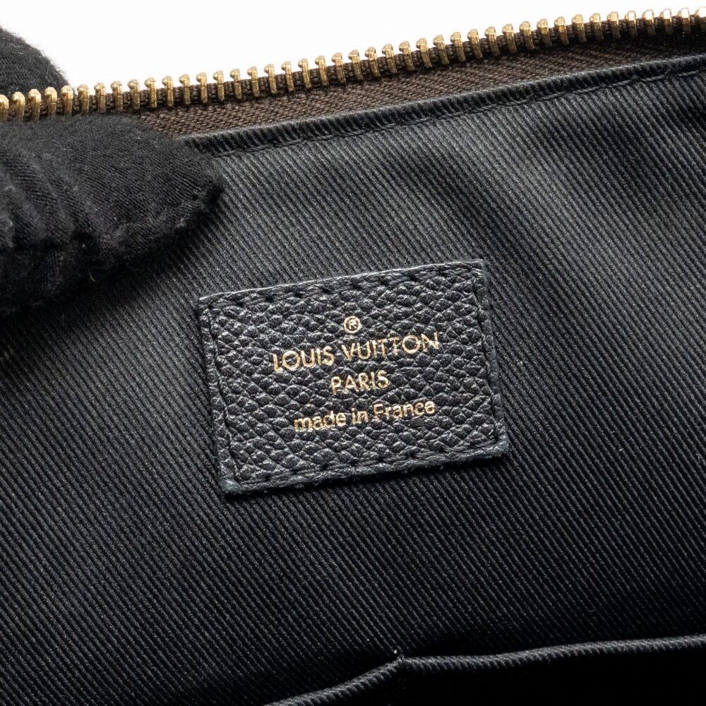 AAA Replica Louis Vuitton LV TOURNELLE PM MONOGRAM CANVAS BLACK GHW