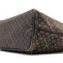 AAA Replica Louis Vuitton LV VINTAGE NEVERFULL MM FABRIC DARK BROWN GHW
