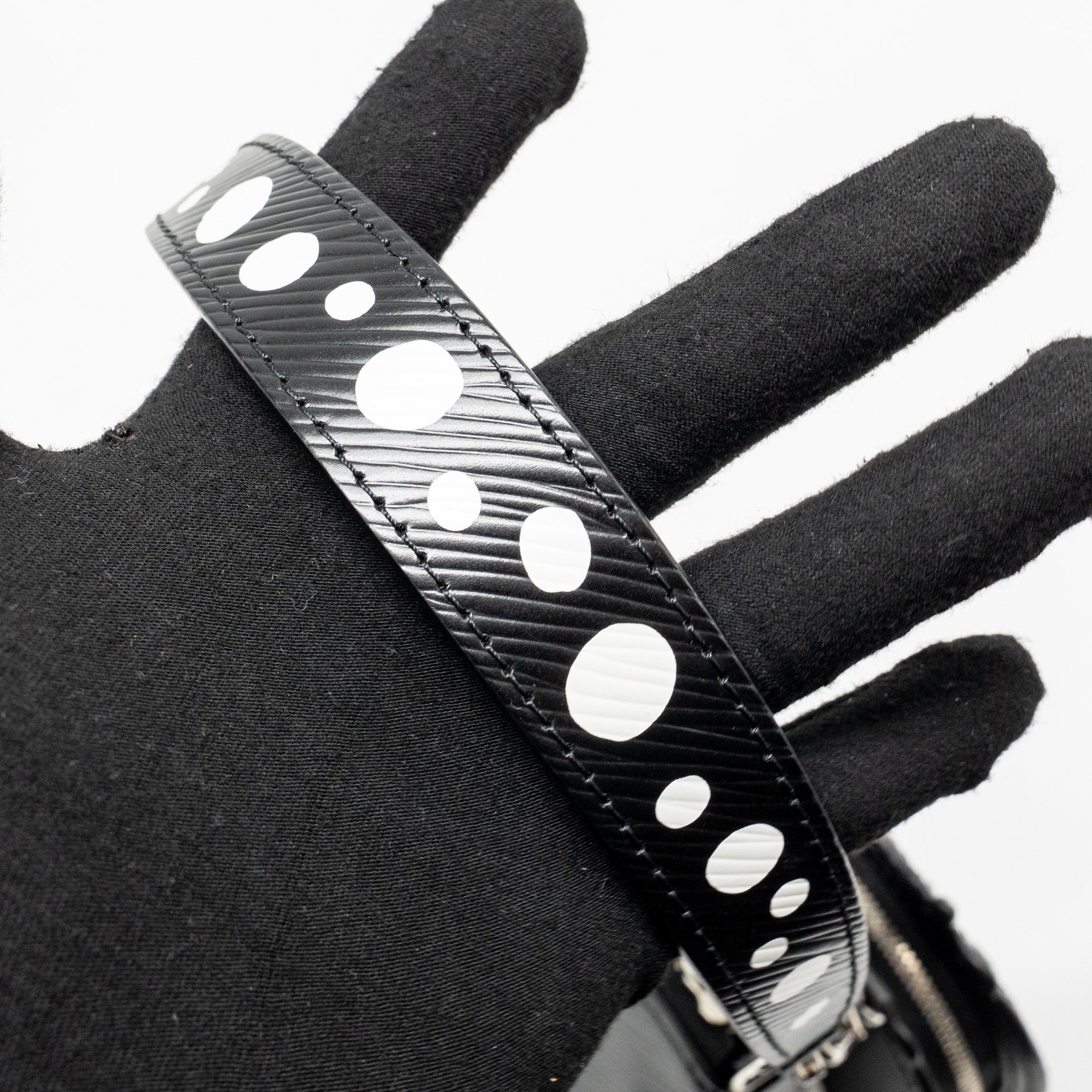AAA Replica Louis Vuitton LV YAYOI KUSAMA MARELLINI EPI LEATHER BLACK SHW