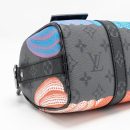 AAA Replica Louis Vuitton LV X YAYOI KUSAMA KEEPALL BANDOULIERE 25 PUMPKIN MULTICOLOURED MONOGRAM CANVAS SHW