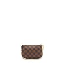 AAA Replica Louis Vuitton LV MINI POCHETTE DAMIER EBENE GHW