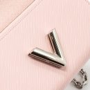 AAA Replica Louis Vuitton LV TWIST CHAIN POUCH EPI ROSE BALLERINE SHW