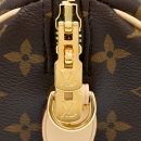 AAA Replica Louis Vuitton LV SPEEDY BANDOULIERE 20 MONOGRAM CANVAS WITH FUCHSIA STRAP GHW