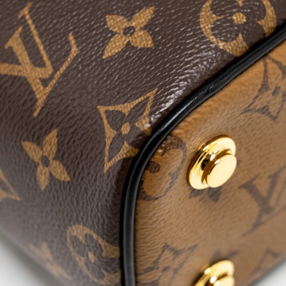 AAA Replica Louis Vuitton LV VANITY CASE PM MONOGRAM REVERSE CANVAS GHW