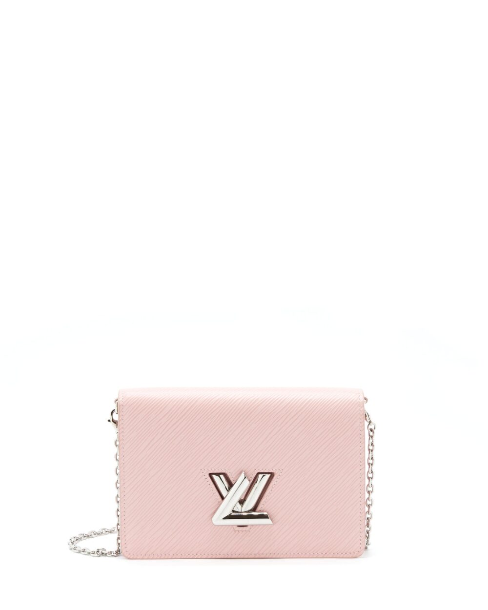 AAA Replica Louis Vuitton LV TWIST WALLET ON CHAIN EPI PINK SHW