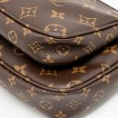 AAA Replica Louis Vuitton LV MULTI POCHETTE ACCESSORIES KHAKI STRAP MONOGRAM CANVAS GHW