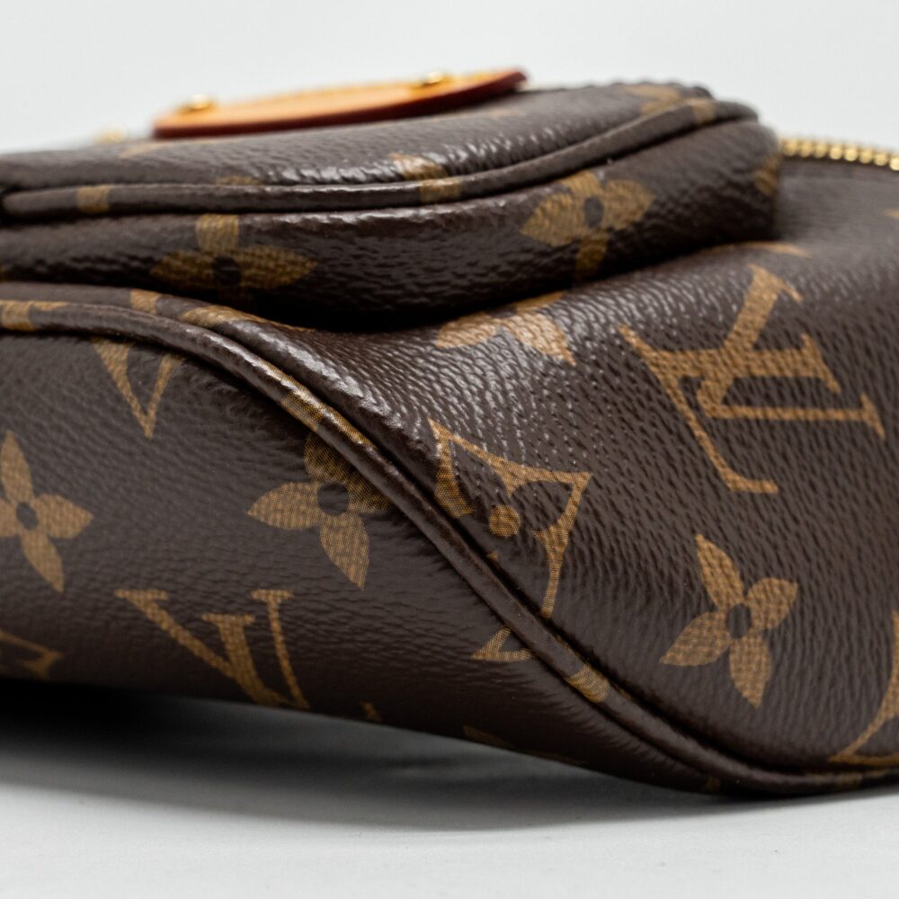 AAA Replica Louis Vuitton LV MINI BUMBAG MONOGRAM CANVAS GHW