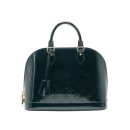AAA Replica Louis Vuitton LV ALMA PM IN PATENT FORREST GREEN