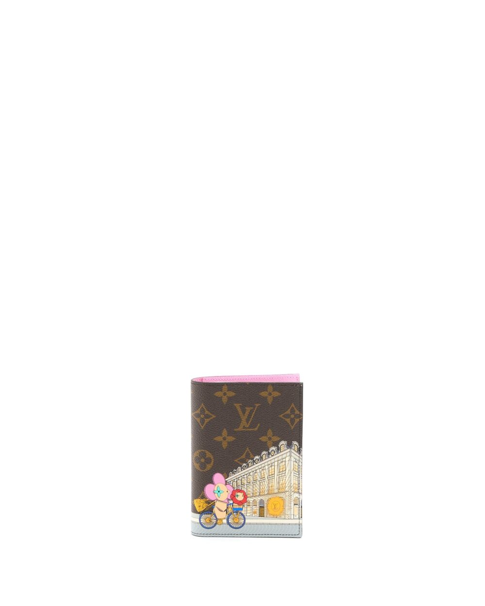 AAA Replica Louis Vuitton LV VIVIENNE HOLIDAYS PASSPORT COVER MONOGRAM CANVAS (NEW VERSION)