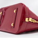 AAA Replica Louis Vuitton LV ALMA BB PATENT INDIAN ROSE GHW