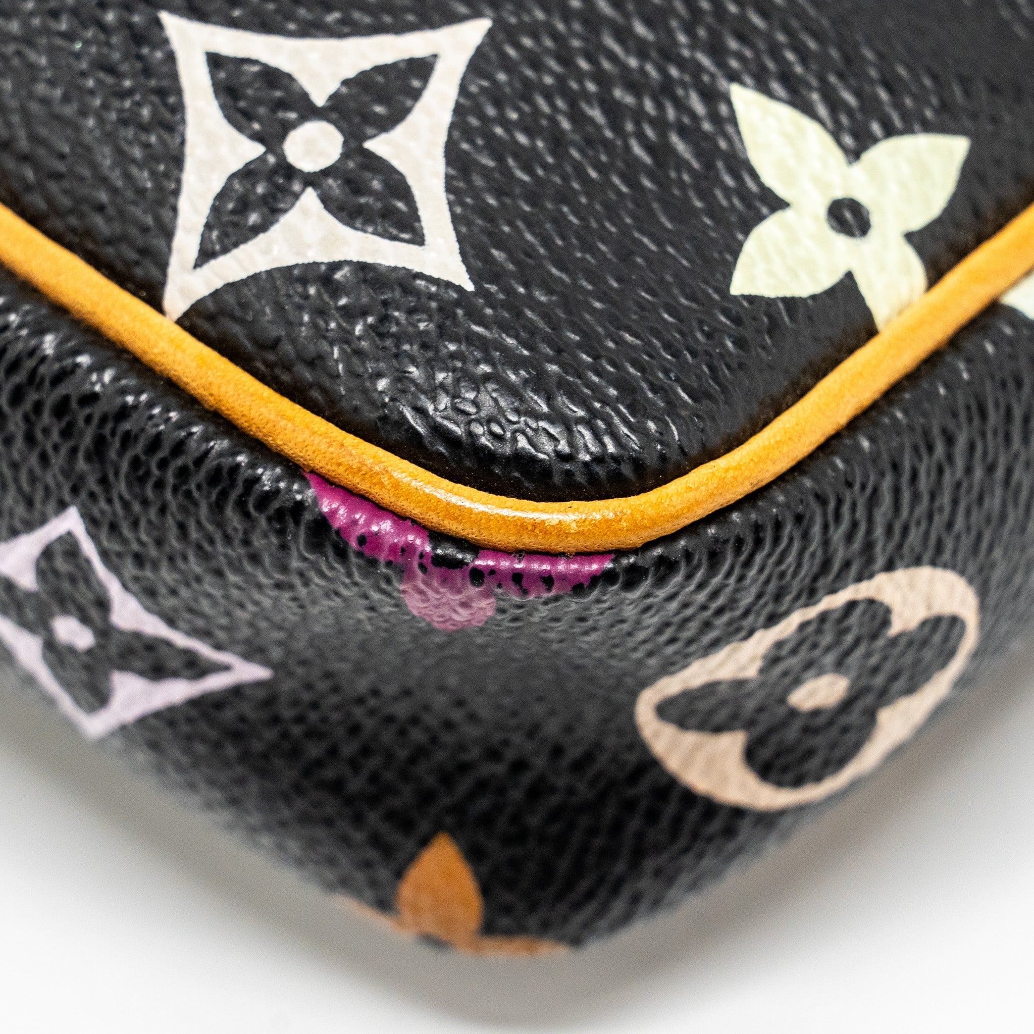 AAA Replica Louis Vuitton LV POCHETTE ACCESSORIES CANVAS BLACK MULTICOLOUR GHW