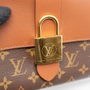 AAA Replica Louis Vuitton LV LOCKY BB MONOGRAM CANVAS/CARAMEL GHW