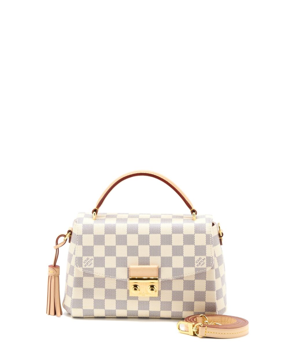AAA Replica Louis Vuitton LV CROISETTE BAG DAMIER AZUR CANVAS GHW