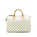AAA Replica Louis Vuitton LV SPEEDY 30 DAMIER AZUR CANVAS GHW