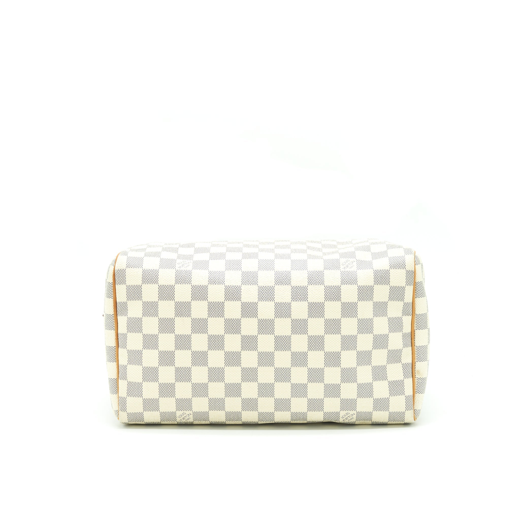 AAA Replica Louis Vuitton LV SPEEDY 30 DAMIER AZUR CANVAS GHW