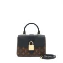 AAA Replica Louis Vuitton LV LOCKY BB MONOGRAM CANVAS/ BLACK GHW